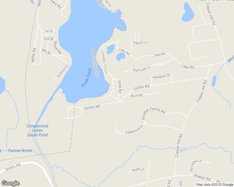 map of restaurants, bars, coffee shops, grocery stores, and more near 19 Pine Road in Suffield