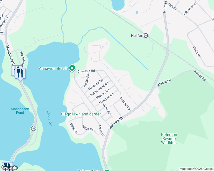 map of restaurants, bars, coffee shops, grocery stores, and more near 37 Buttonwood Road in Halifax
