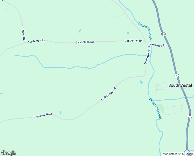 map of restaurants, bars, coffee shops, grocery stores, and more near 951 Underwood Road in Vestal