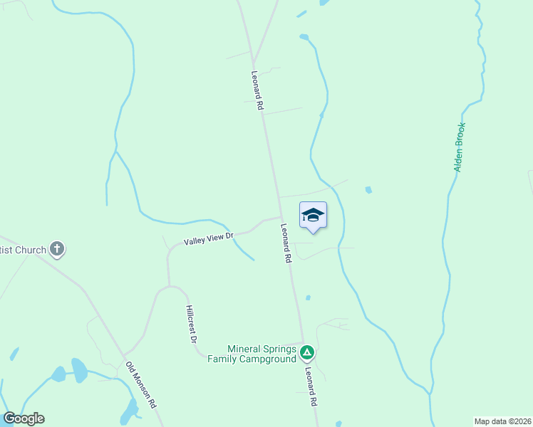 map of restaurants, bars, coffee shops, grocery stores, and more near 181 Leonard Road in Stafford