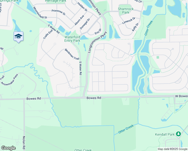 map of restaurants, bars, coffee shops, grocery stores, and more near 848 Butterfly Field Drive in Elgin