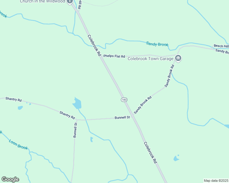 map of restaurants, bars, coffee shops, grocery stores, and more near 677 Colebrook Road in Colebrook