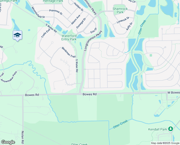 map of restaurants, bars, coffee shops, grocery stores, and more near 848 Butterfly Field Drive in Elgin