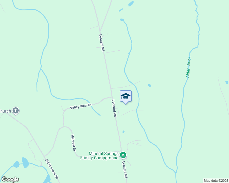 map of restaurants, bars, coffee shops, grocery stores, and more near 181 Leonard Road in Stafford