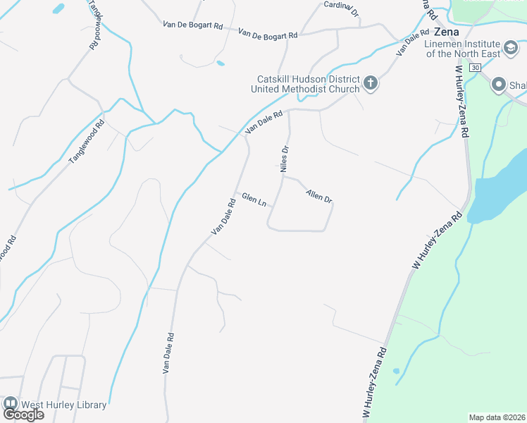 map of restaurants, bars, coffee shops, grocery stores, and more near 18 Niles Drive in Woodstock