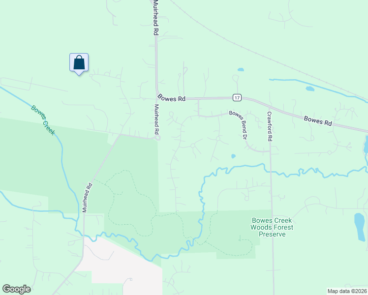 map of restaurants, bars, coffee shops, grocery stores, and more near 41W081 Current Court in Elgin