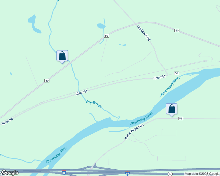 map of restaurants, bars, coffee shops, grocery stores, and more near 5970 River Road in Waverly