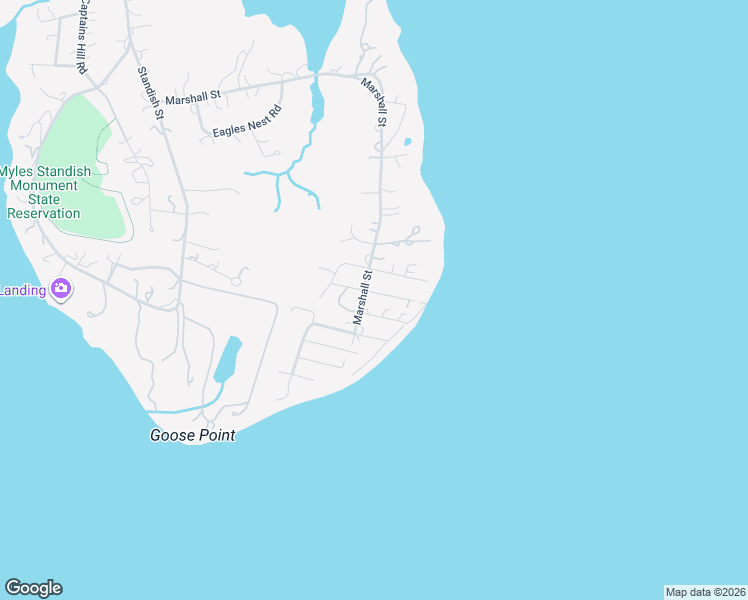 map of restaurants, bars, coffee shops, grocery stores, and more near 352 Marshall Street in Duxbury