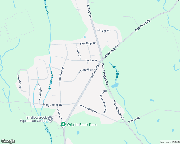 map of restaurants, bars, coffee shops, grocery stores, and more near 2 Aspen Ridge in Somers
