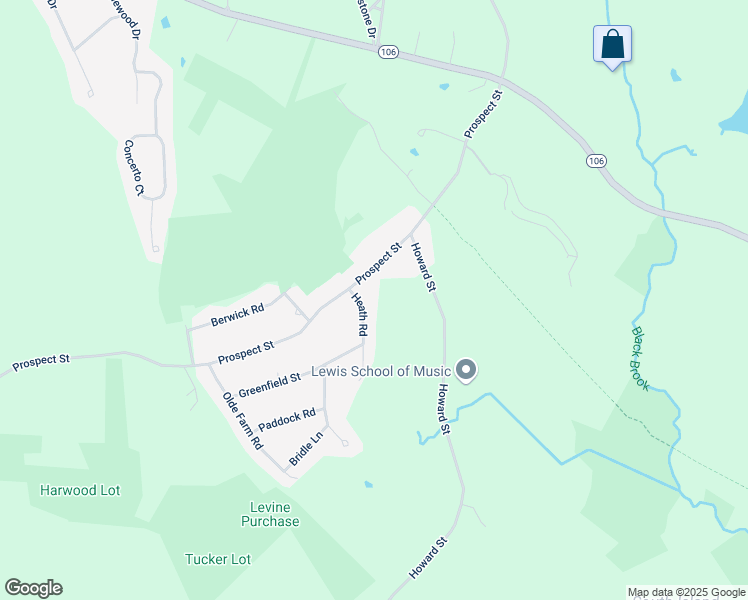 map of restaurants, bars, coffee shops, grocery stores, and more near 2 Heath Road in Easton