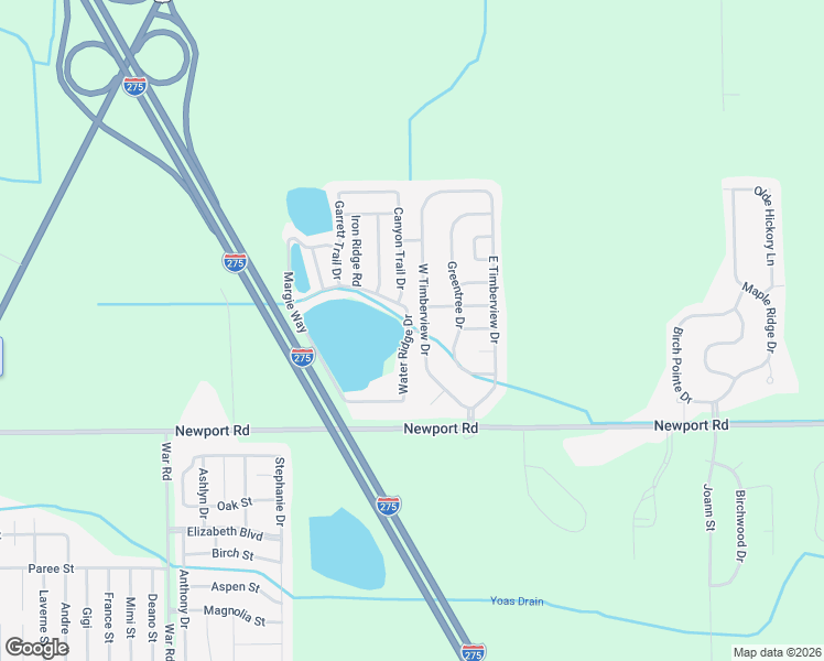 map of restaurants, bars, coffee shops, grocery stores, and more near Rock Ridge Road in Monroe County