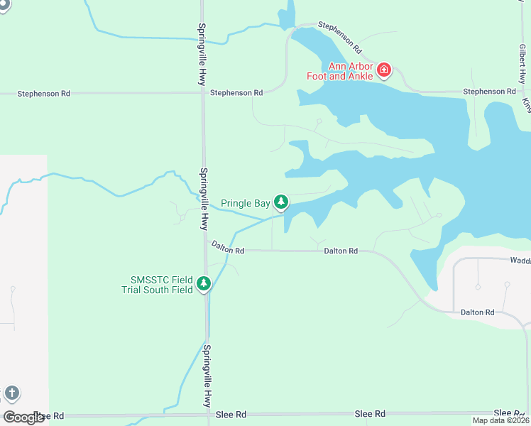 map of restaurants, bars, coffee shops, grocery stores, and more near 8564 Castlebar Lane in Onsted
