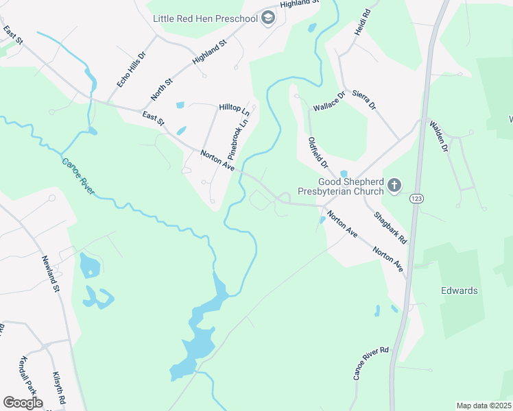 map of restaurants, bars, coffee shops, grocery stores, and more near 108 Norton Avenue in Easton