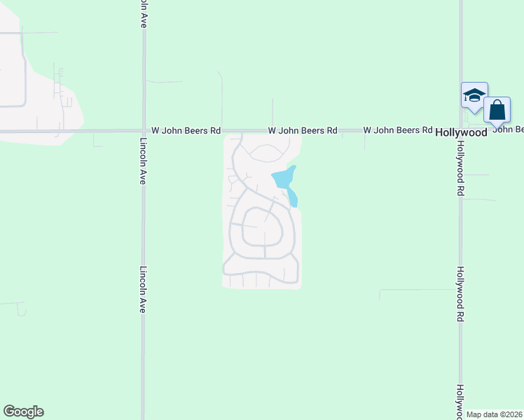 map of restaurants, bars, coffee shops, grocery stores, and more near 604 West John Beers Road in Stevensville