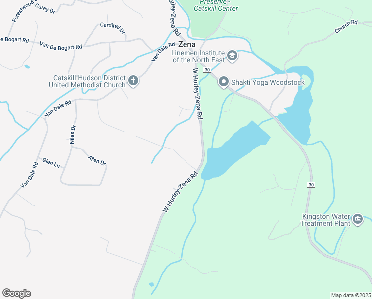 map of restaurants, bars, coffee shops, grocery stores, and more near 112-120 Sherman Rd in Kingston