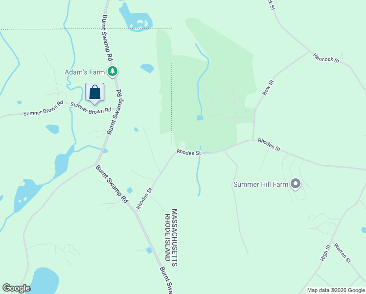 map of restaurants, bars, coffee shops, grocery stores, and more near 65 Rhodes Street in Plainville