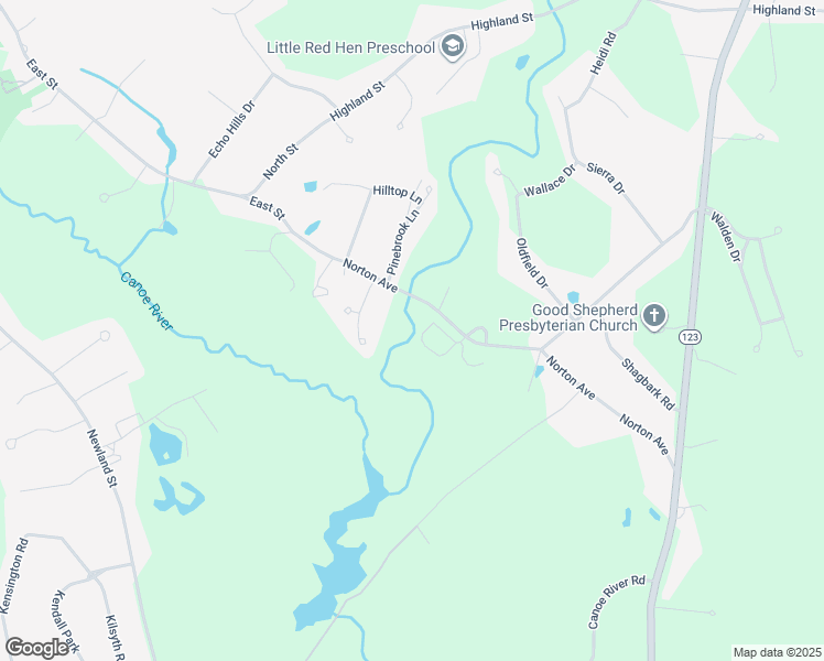 map of restaurants, bars, coffee shops, grocery stores, and more near 132 Norton Avenue in Easton