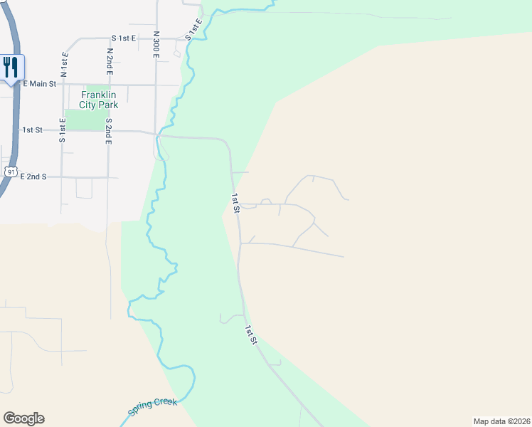 map of restaurants, bars, coffee shops, grocery stores, and more near Laurel Dr in Franklin