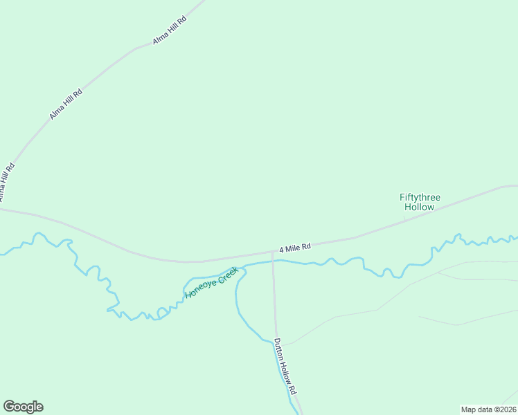 map of restaurants, bars, coffee shops, grocery stores, and more near 4 Mile Road in Wellsville