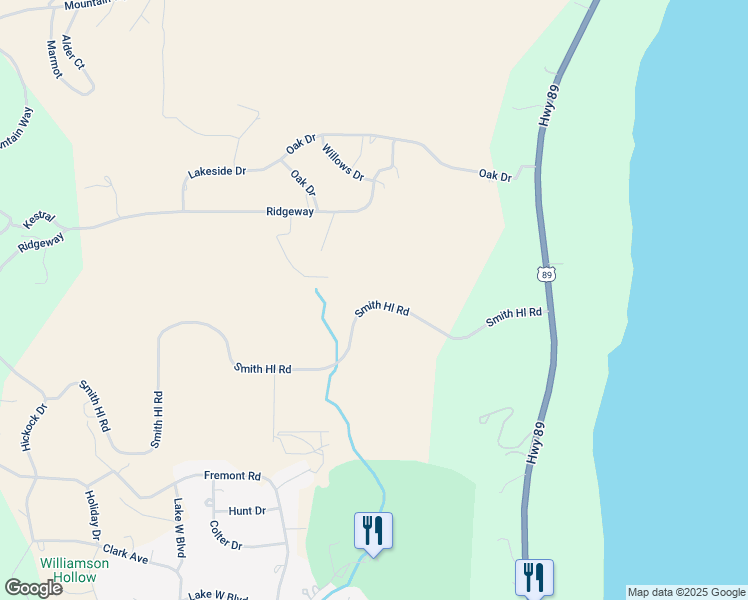 map of restaurants, bars, coffee shops, grocery stores, and more near 123 Maple Drive in Fish Haven