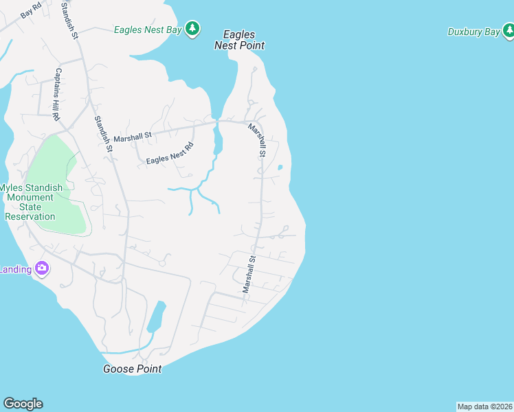 map of restaurants, bars, coffee shops, grocery stores, and more near 263 Marshall Street in Duxbury