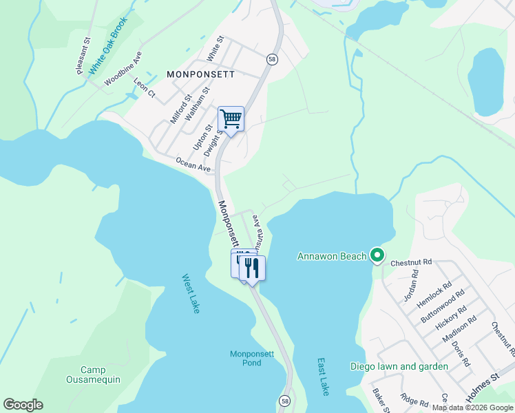 map of restaurants, bars, coffee shops, grocery stores, and more near 48 Lake Street in Halifax