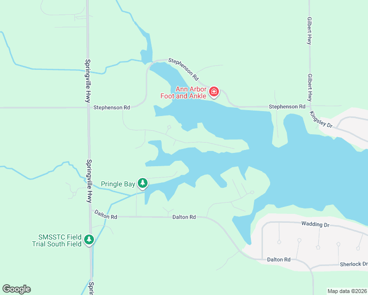 map of restaurants, bars, coffee shops, grocery stores, and more near 8315 Irish Mist in Onsted