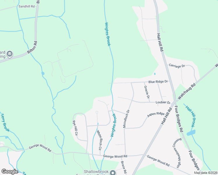 map of restaurants, bars, coffee shops, grocery stores, and more near 95 Blue Ridge Drive in Somers