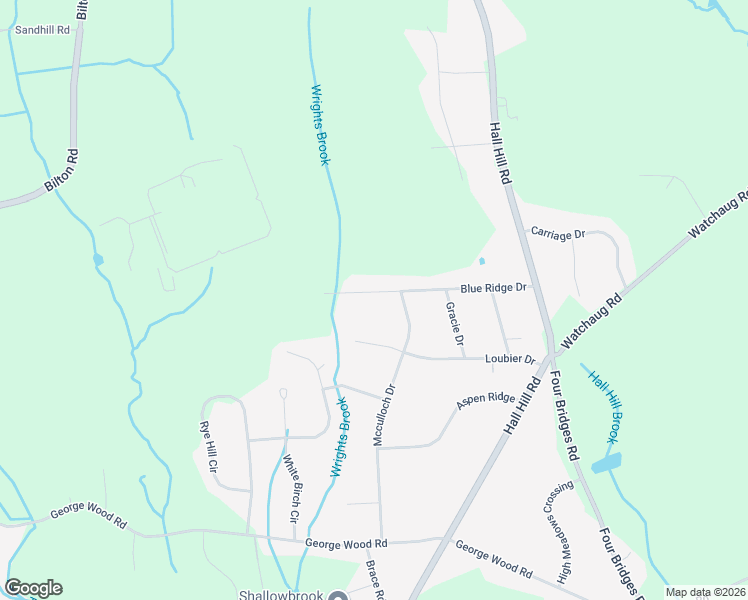 map of restaurants, bars, coffee shops, grocery stores, and more near 77 Blue Ridge Drive in Somers