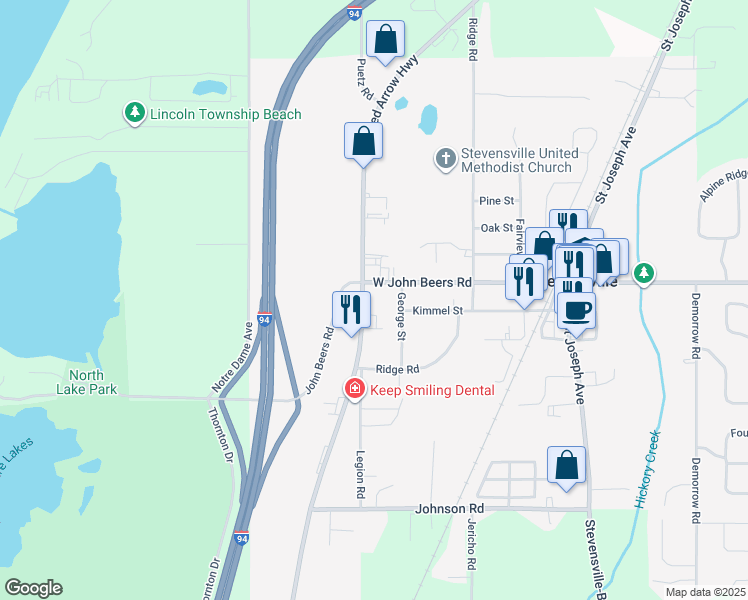 5733 Red Arrow Highway, Stevensville MI - Walk Score