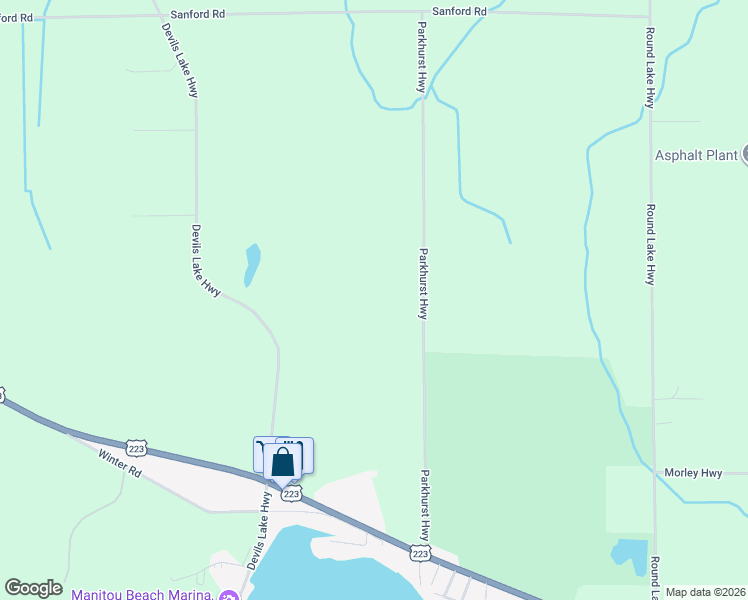 map of restaurants, bars, coffee shops, grocery stores, and more near 8770 Parkhurst Highway in Addison