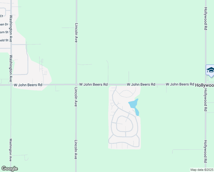 map of restaurants, bars, coffee shops, grocery stores, and more near 2000 West John Beers Road in Stevensville