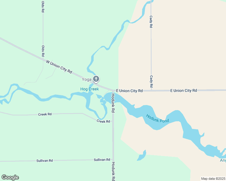 map of restaurants, bars, coffee shops, grocery stores, and more near 29 West Union City Road in Union City