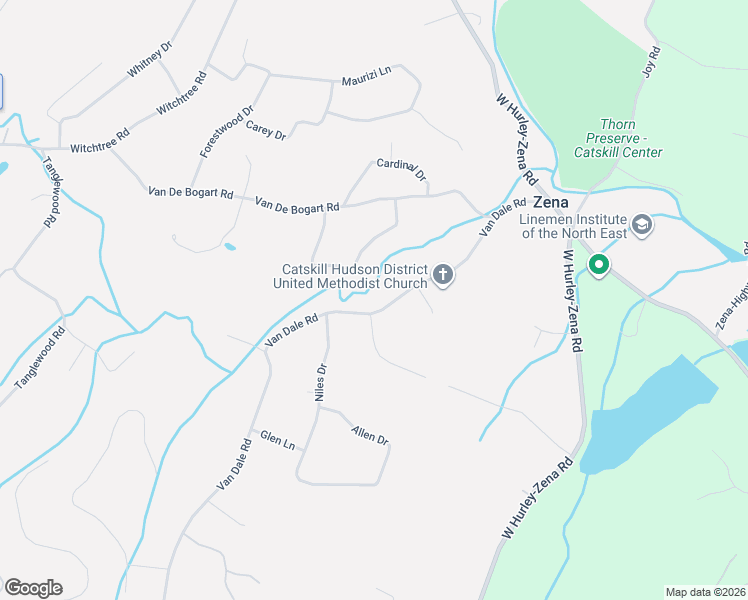 map of restaurants, bars, coffee shops, grocery stores, and more near 98 Van Dale Road in Woodstock