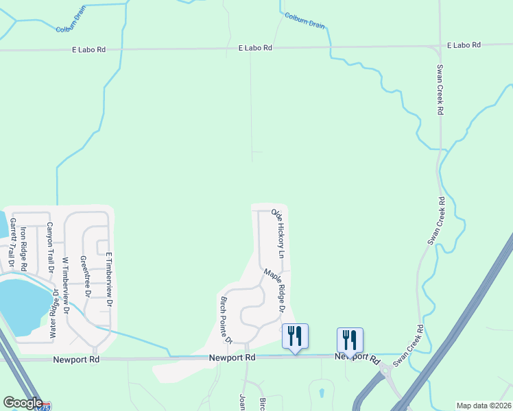 map of restaurants, bars, coffee shops, grocery stores, and more near 9635 Gubbini in Carleton