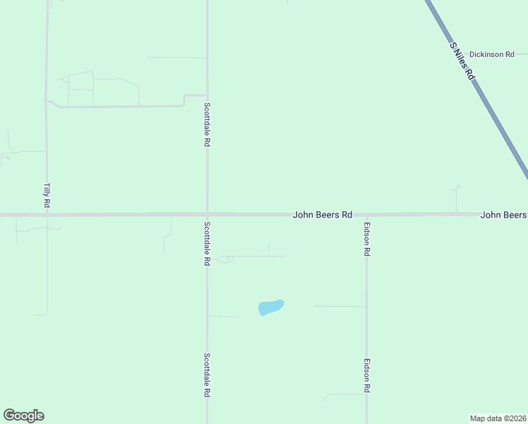 map of restaurants, bars, coffee shops, grocery stores, and more near 1040 East John Beers Road in St. Joseph