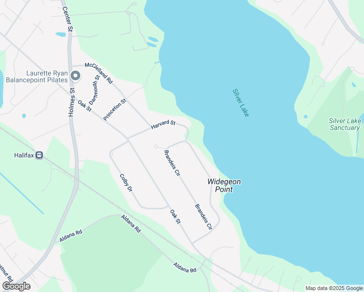 map of restaurants, bars, coffee shops, grocery stores, and more near 65 Brandeis Circle in Halifax