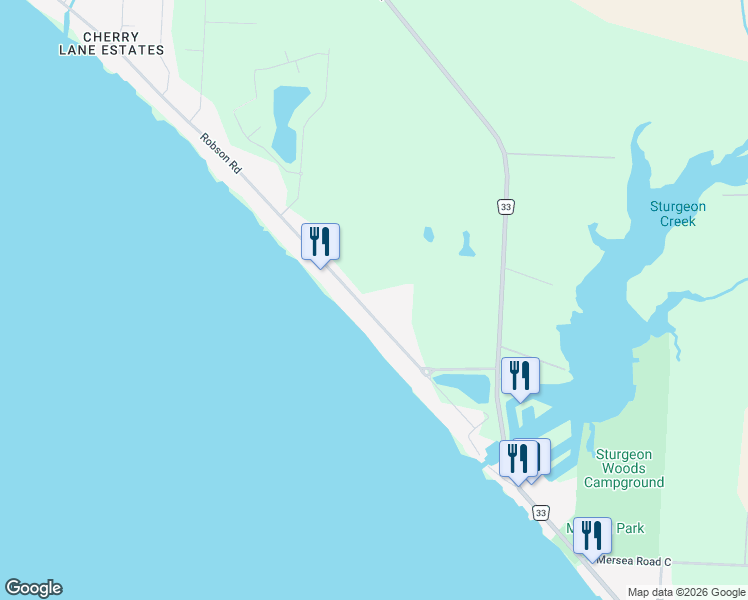 map of restaurants, bars, coffee shops, grocery stores, and more near 343 Robson Road in Essex County