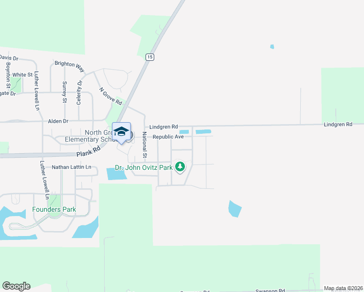 map of restaurants, bars, coffee shops, grocery stores, and more near 1028 Republic Avenue in Sycamore