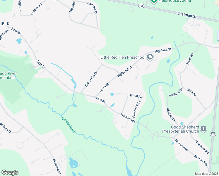 map of restaurants, bars, coffee shops, grocery stores, and more near 79 North Street in Mansfield
