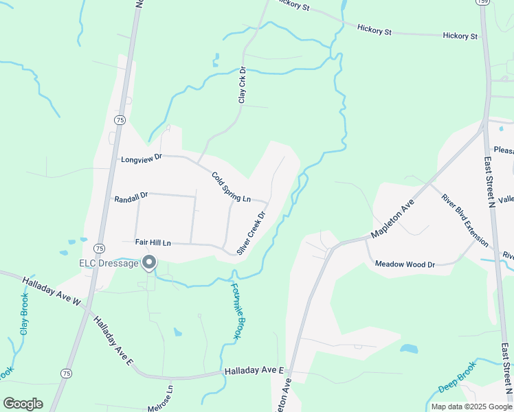 map of restaurants, bars, coffee shops, grocery stores, and more near 133 Cold Spring Lane in Suffield