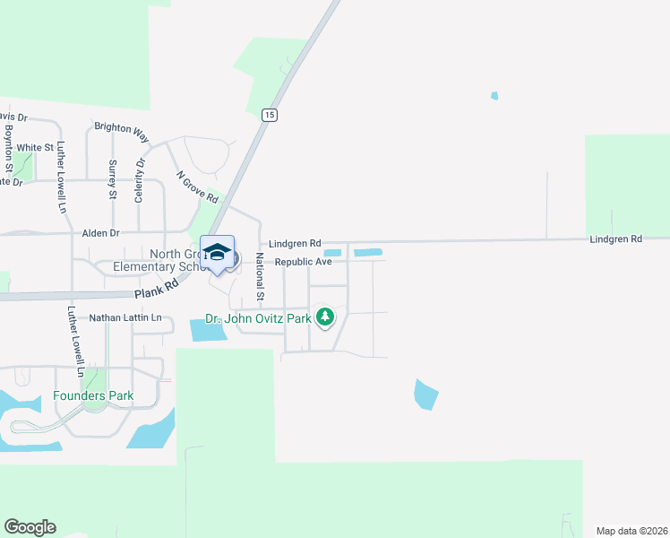 map of restaurants, bars, coffee shops, grocery stores, and more near 1028 Republic Avenue in Sycamore