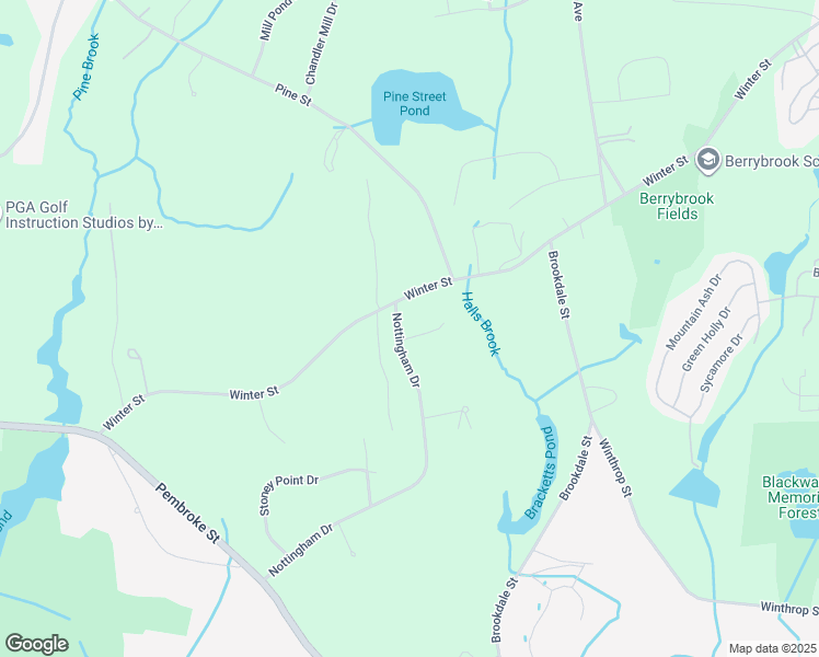 map of restaurants, bars, coffee shops, grocery stores, and more near 2 Pine Ridge Lane in Kingston