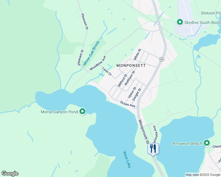 map of restaurants, bars, coffee shops, grocery stores, and more near 22 Ocean Avenue in Halifax