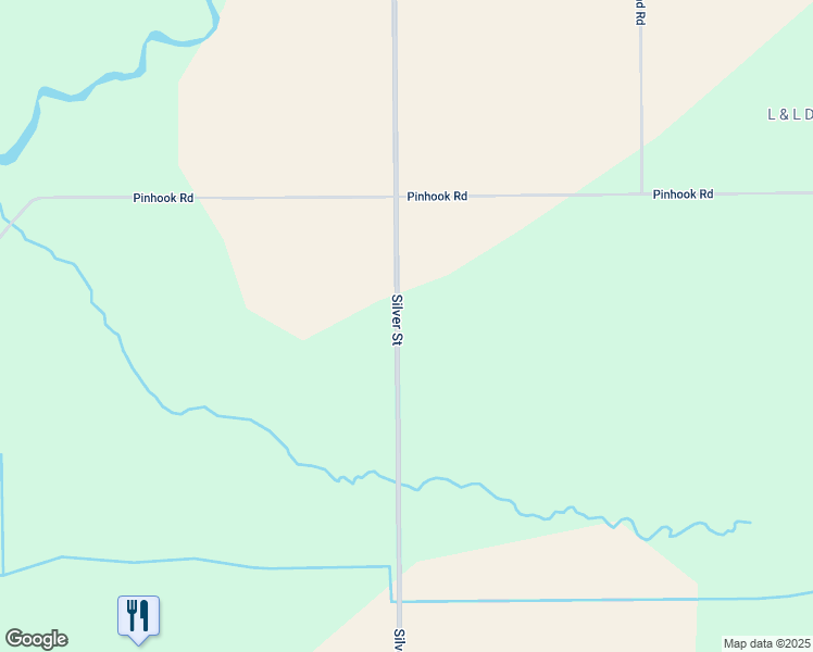 map of restaurants, bars, coffee shops, grocery stores, and more near 53775 Silver Street in Mendon