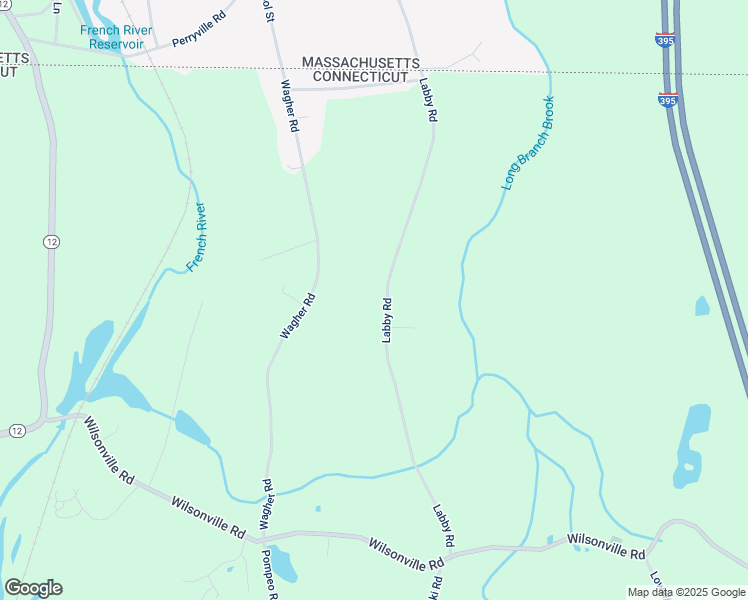 map of restaurants, bars, coffee shops, grocery stores, and more near 126 Labby Road in Thompson