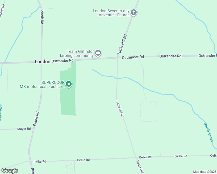 map of restaurants, bars, coffee shops, grocery stores, and more near 9731 Tuttle Hill Road in Maybee