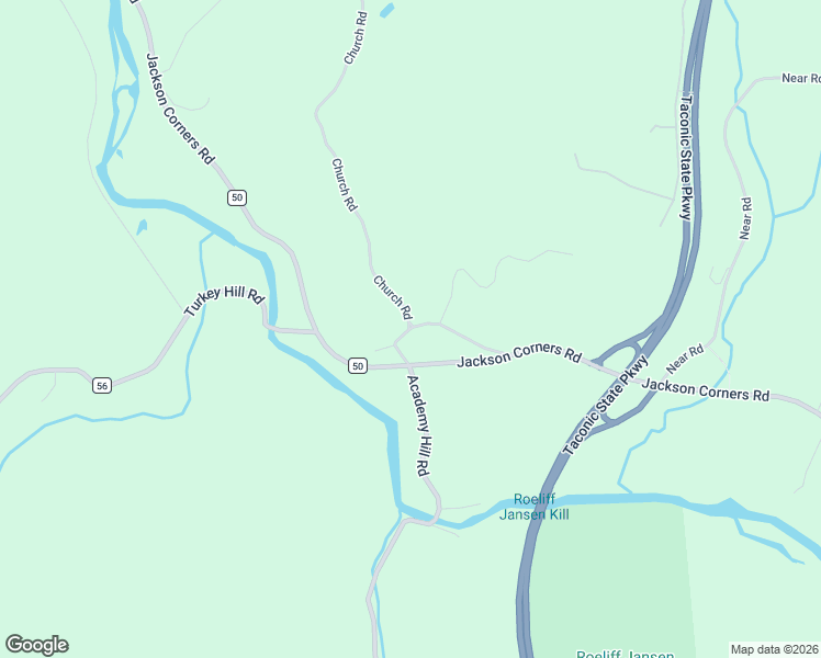 map of restaurants, bars, coffee shops, grocery stores, and more near 15 Church Road in Red Hook