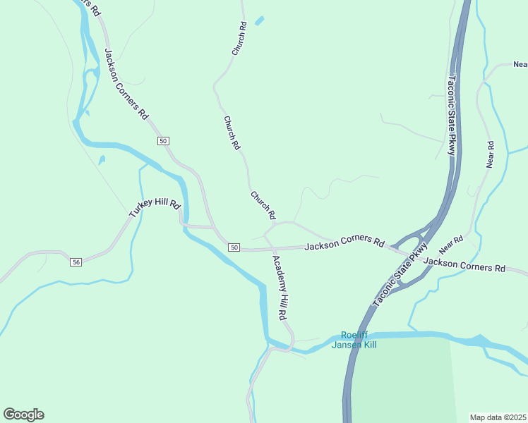 map of restaurants, bars, coffee shops, grocery stores, and more near 15 Church Road in Red Hook