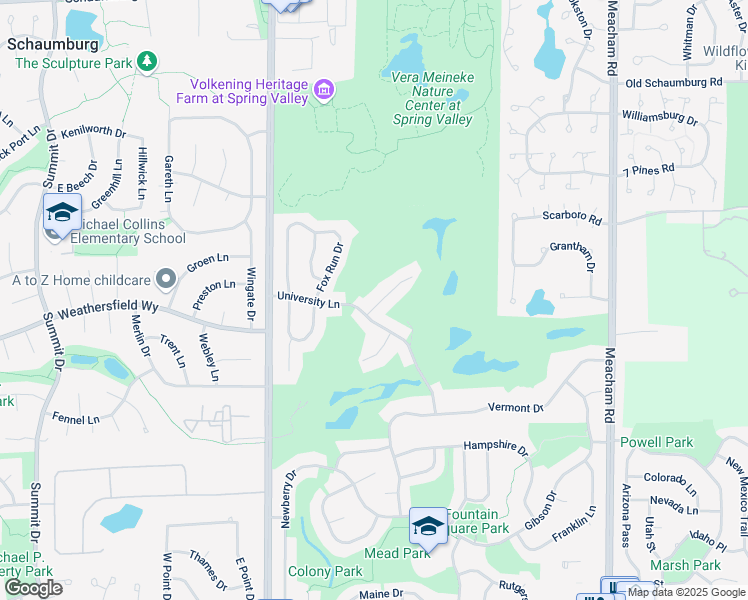 map of restaurants, bars, coffee shops, grocery stores, and more near 190 Inverness Court in Elk Grove Village